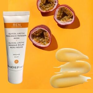 REN Glycol Lactic Radiance Renewal Mask Travel Size 15ml *NEW